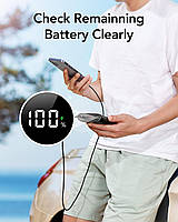 Павербанк Veger T130 25000mAh вихід PD130W вхід 5-20V/3.25A (100W-PD), фото 8