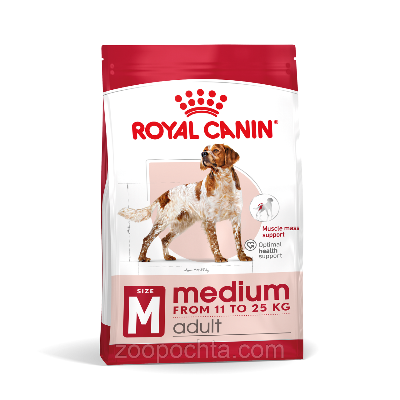 Сухий корм Royal Canin Medium Adult (Роял Канін Медіум) для собак середніх порід 15КГ