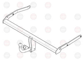 Фаркоп Renault  Scenic III (2009-2015)(Фаркоп Рено Сценік 3)VasTol