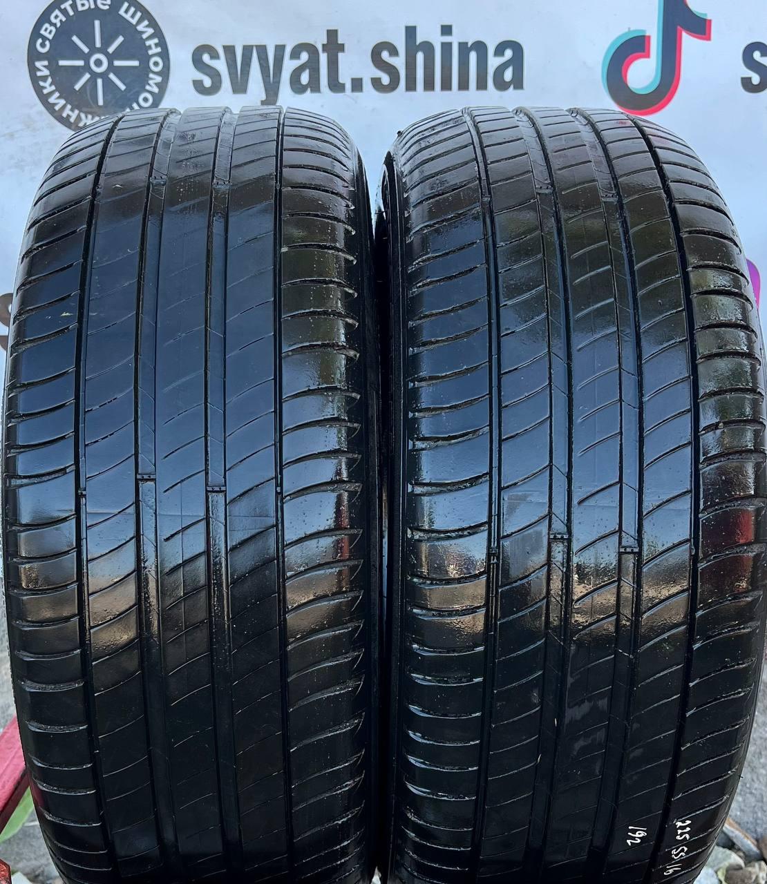 Шини легкі б/у 225/55R16 MICHELIN PRIMACY 3 (літо)