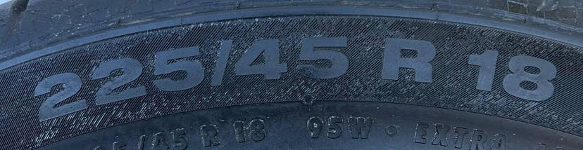 Шини легкові б/у 225/45R18 Continental ContiSportContact 3 (літо), фото 6