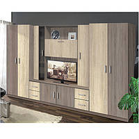 Стінка в кімнату Вікторія Дуб сонома / дуб вінтаж 3160х500х1990 Модерн