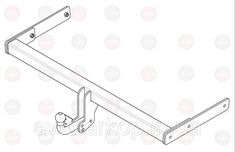 Фаркоп Seat Alhambra (2012-)(Фаркоп Сеат Алхамбра)VasTol, фото 1