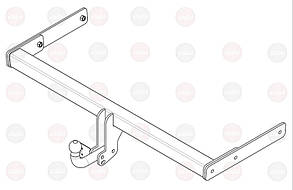 Фаркоп Seat Alhambra (2012-)(Фаркоп Сеат Алхамбра)VasTol