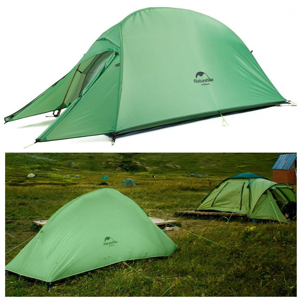 Легкий тримісний намет Naturehike Cloud Up 3 Updated NH18T030-T (Green)