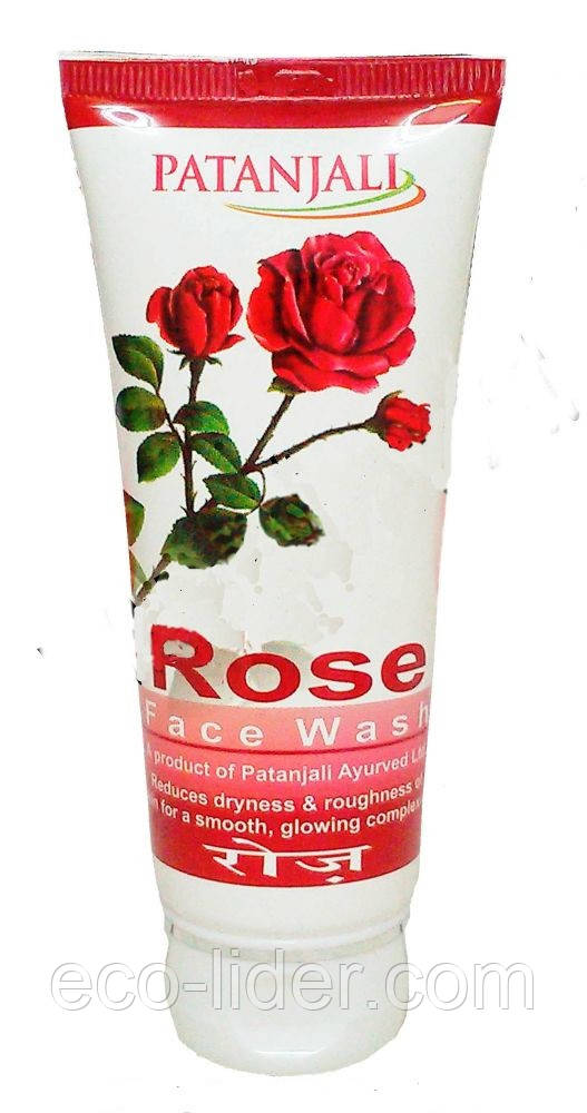 Гель для вмивання "Троянда" Патанджалі / Rose Face wash, 60г., фото 1
