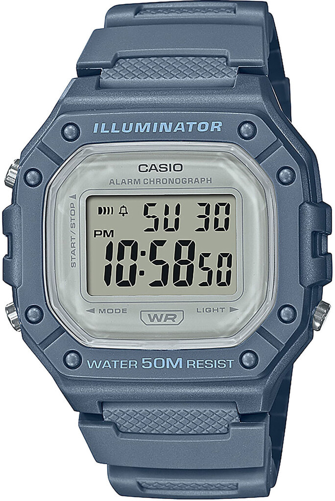 Часы CASIO W-218HC-2AVEF