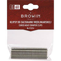 Кліпси для ручного кліпсатора Browin 60шт- (313314)