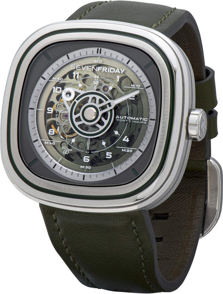 Часы SEVENFRIDAY GREEN T SF-T1/06