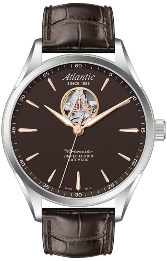 Часы ATLANTIC Worldmaster Open Heart Limited Edition 52780.41.81R