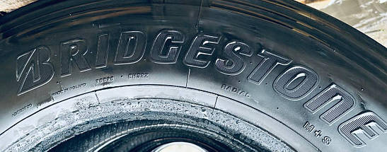 Шини вантажні б/у 385/55R22.5 BRIDGESTONE ECOPIA H-STEER 002 (універсальна), фото 3