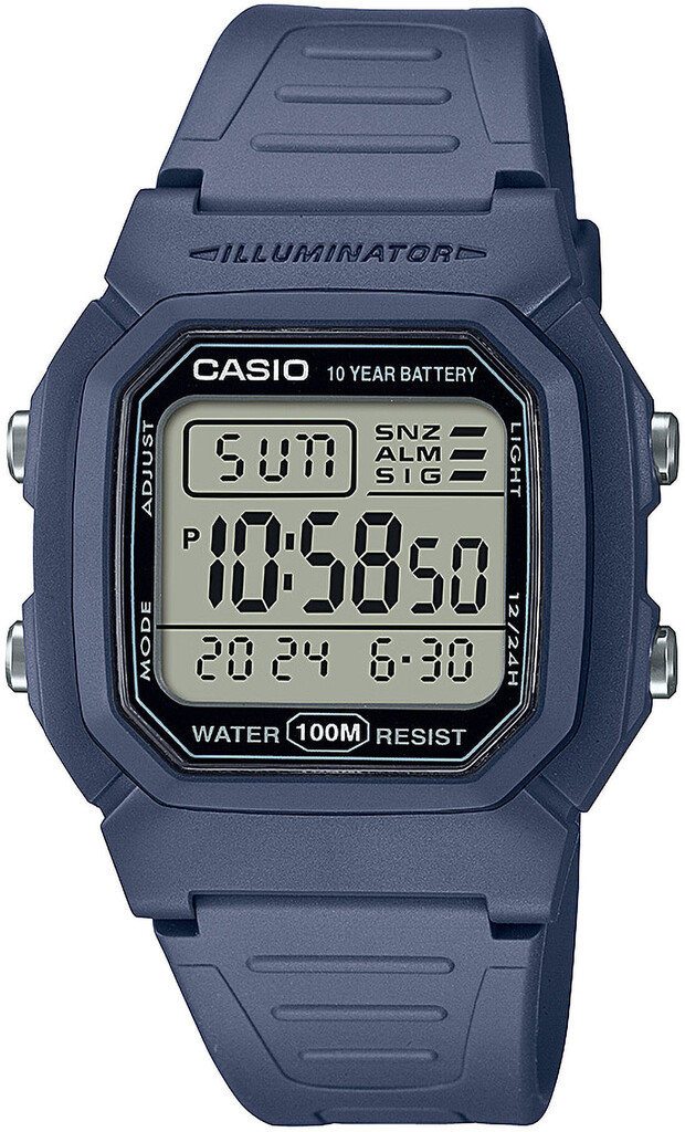Годинник CASIO W-800H-2AVES