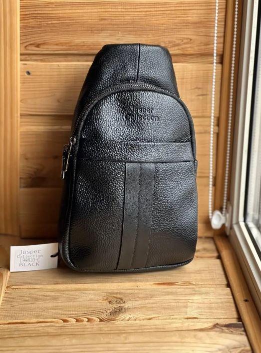 Чоловіча сумка через плече з еко-шкіри Backpack for men AND JASPER L99810-c Бананка зі штучної шкіри LS-013168, фото 1