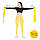 Стрічка-еспандер для спорту та реабілітації 4FIZJO Flat Band 200 х 15 cм 1-2 кг Yellow (P-5907222931639), фото 5