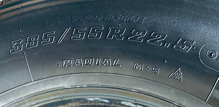 Шини вантажні б/у 385/55R22.5 BRIDGESTONE M 788 (універсальна), фото 6