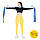 Стрічка-еспандер для спорту та реабілітації 4FIZJO Flat Band 200 х 15 cм 9-11 кг Blue (P-5907222931660), фото 6