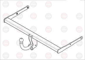 Фаркоп Skoda Fabia (хетчбек 2014-2018) (Фаркоп Шкоду Фабія) VasTol
