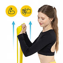 Стрічка-еспандер для спорту та реабілітації 4FIZJO Flat Band 30 м 1-2 кг 4FJ0101 Poland, фото 6