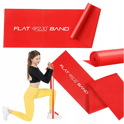 Стрічка-еспандер для спорту та реабілітації 4FIZJO Flat Band 200 х 15 см 2-4 кг 4FJ0004 Poland, фото 1