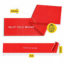 Стрічка-еспандер для спорту та реабілітації 4FIZJO Flat Band 200 х 15 см 2-4 кг 4FJ0004 Poland, фото 4