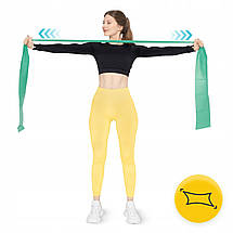 Стрічка-еспандер для спорту та реабілітації 4FIZJO Flat Band 30 м 5-8 кг 4FJ0103 Poland, фото 3