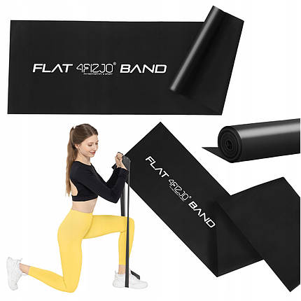 Стрічка-еспандер для спорту та реабілітації 4FIZJO Flat Band 200 х 15 см 12-15 кг 4FJ0007 Poland, фото 1