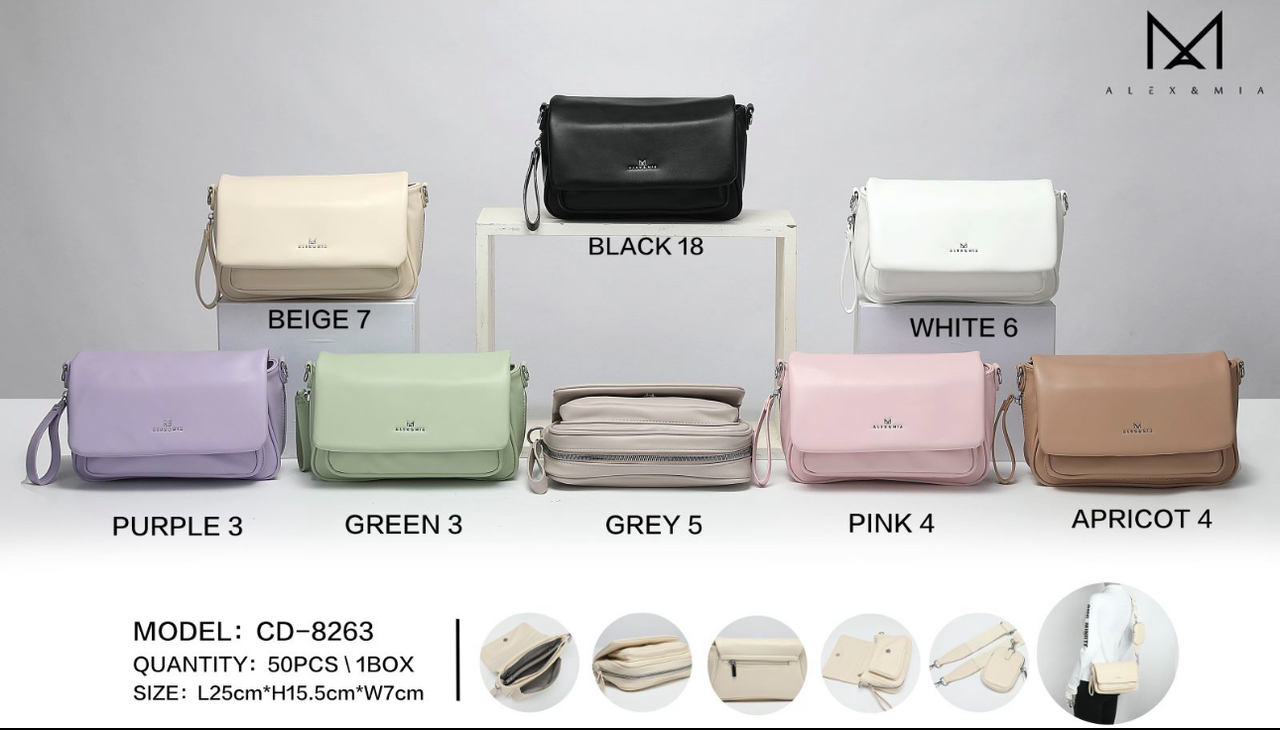 Жіноча стильна сумочка Alex&Mia (гуртом/роздріб)