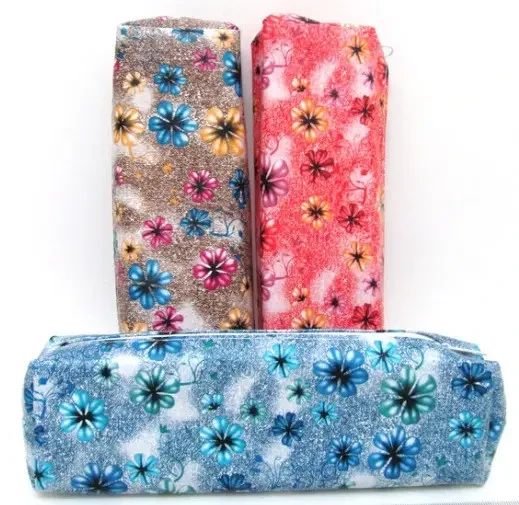 Пенал тубус 1 відділення YT150404 Квіточки 20*6 см