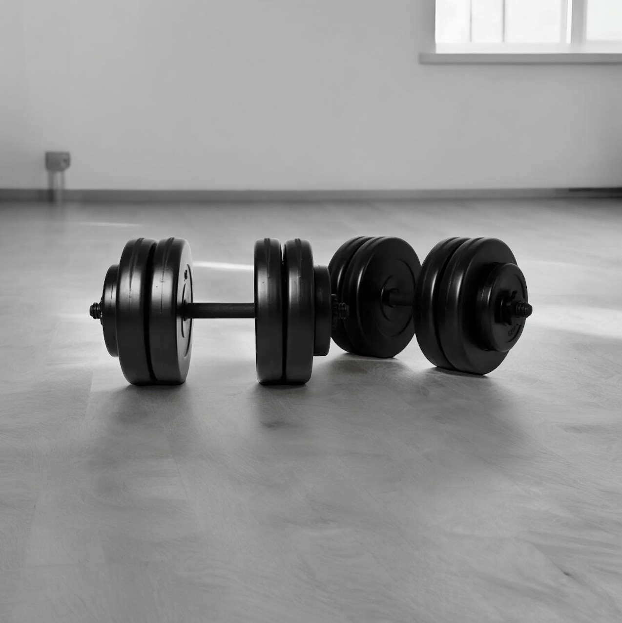 Гантелі 2 по 13 кг ( розбірні набірні набір 2х13 кг композитні зі змінними дисками гантелі для будинку ), фото 1