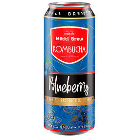 Комбуча Mikki Brew Blueberry з соком лохини 500мл