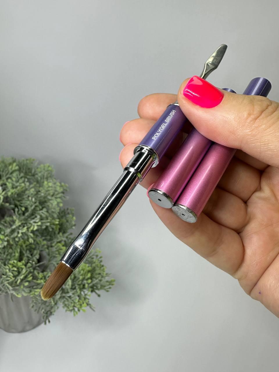 Кисть-шпатель для полігеля DNKa' Polygel Brush #0004