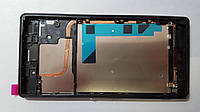 Дисплей (экран) Sony Xperia Z3 Dual, D6633 с черной рамкой original.