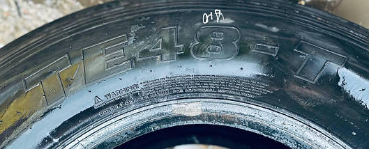 Шини вантажні б/у 385/65R22.5 TEGRYS TE48-T (причіп), фото 4
