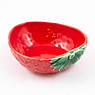 Піала овальна з кераміки в червоному кольорі «Полуниця» Bordallo, фото 3