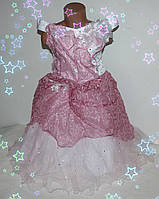 Очень нарядное и красивое новогоднее платье (корсет) 3-7 лет