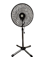 Вентилятор Rainberg чорний підлоговий охолоджувач із 3 швидкостями