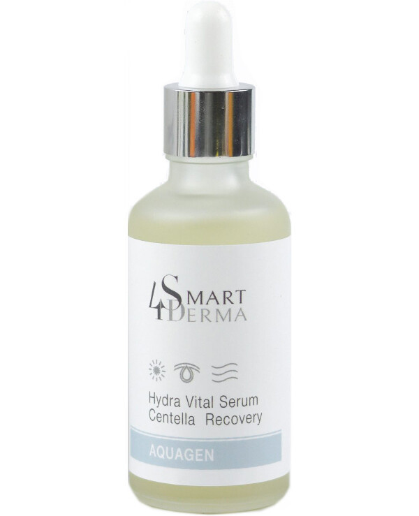 Екстра зволожуюча антиоксидантна сироватка з центелою Smart4Derma Aquagen
