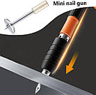 Пневматичний пістолет цвяхозабивний у кейсі/Рівній цвяхозабивний пістолет/Нейлер-пістолет для, фото 2