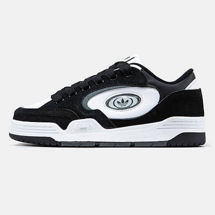 Кросівки Adidas Adi2000 Black White / Адідас Аді2000 Чорні з Білим, фото 1