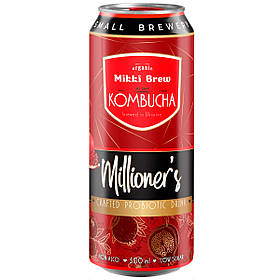 Комбуча Mikki Brew Millioners з гранатовим соком 500мл