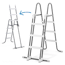 Каркасний басейн Prism Frame Pool Intex 26716 2006 л у комплекті картриджний фільтр-насос, сходи, фото 5