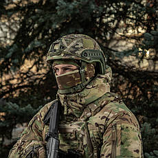 Балаклава військова зимова флісова Мультикам. Фліс UltraSoft 260 г/м, фото 5