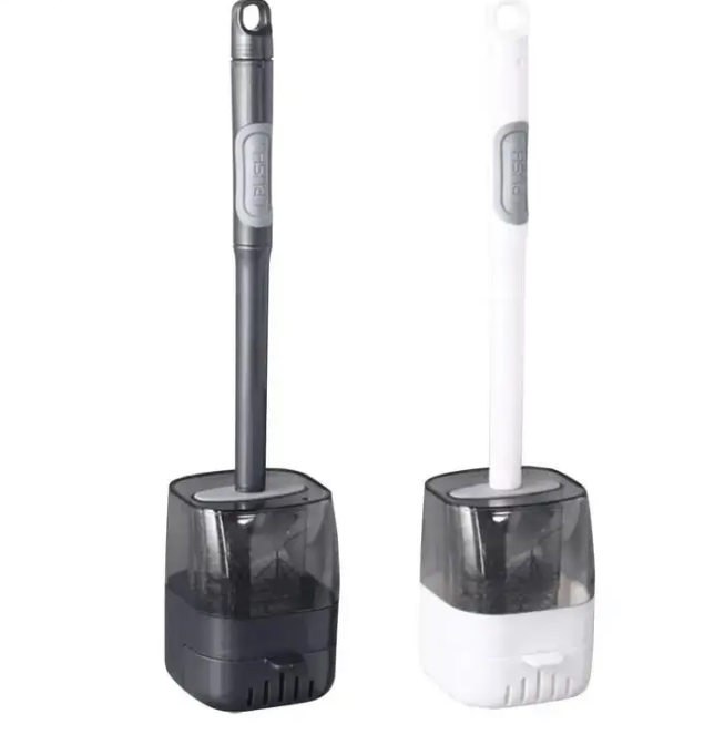 Туалетний йоржик із силіконовою щіткою Toilet brush AND851