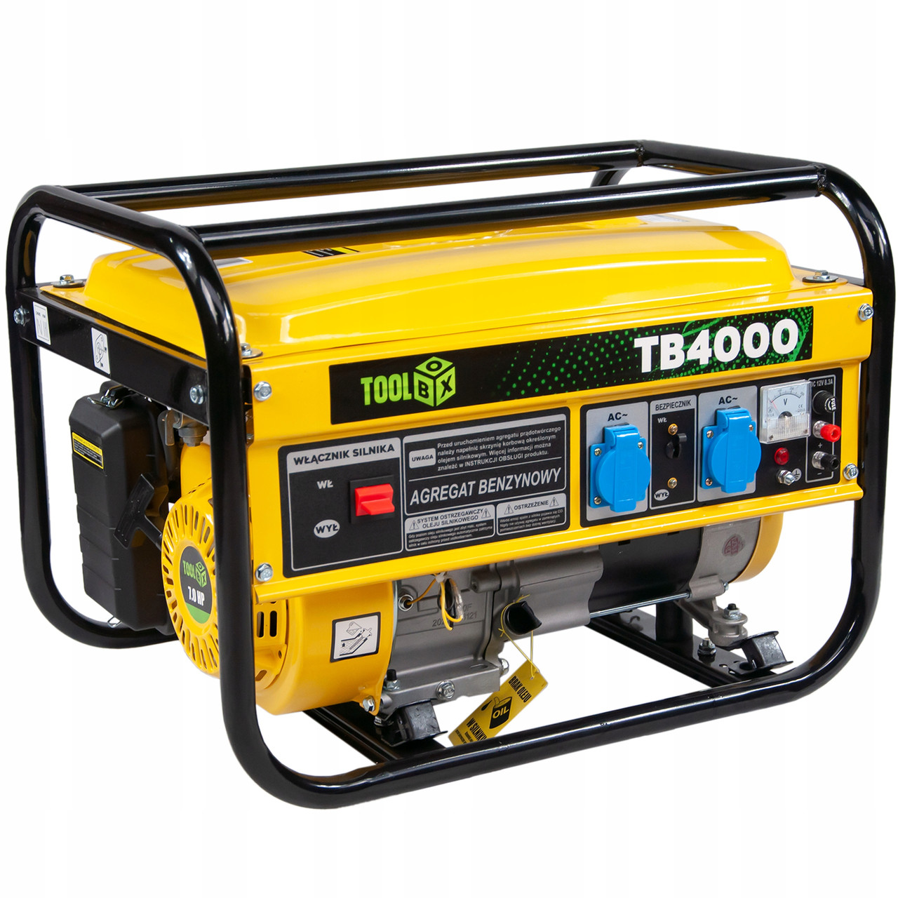 Генератор бензиновый 2800 Вт Toolbox TB4000 электрогенертор для дома ...