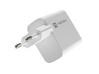 Natec Ribera GaN 45W USB-A USB-C White, фото 2