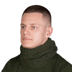 Флісовий баф зимовий тактичний ВСУ, Шарф- труба Фліс 320 г/м, Олива, фото 3