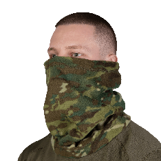 Баф флісовий зимовий — 260 г/м², тактичний, Multicam