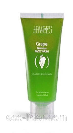 Очищаючий гель для вмивання з Виноградом ДЖОВИС, Grape Fairness Face Wash JOVEES, 120мл., фото 1