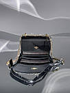 Жіноча сумка Коуч чорна Coach Black Mini Klare Crossbody in Signature, фото 7