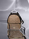 Жіночий рюкзак Коуч бежевий Coach Beige Jordyn Backpack in Signature Canvas, фото 5